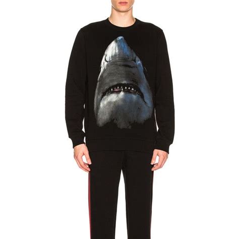 givenchy shark crewneck|givenchy crest sweatshirt.